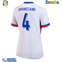 Francuska Dayot Upamecano #4 Gostujuci Dres za Ženska EP 2024 Kratak Rukav